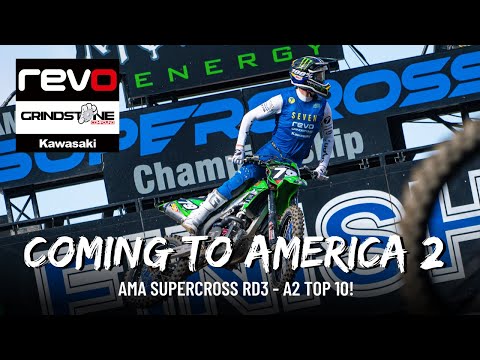 REVO GRINDSTONE KAWASAKI COMING TO AMERICA 2 EP3 - FT Dylan Walsh AMA Anaheim 2 Supercross 2023
