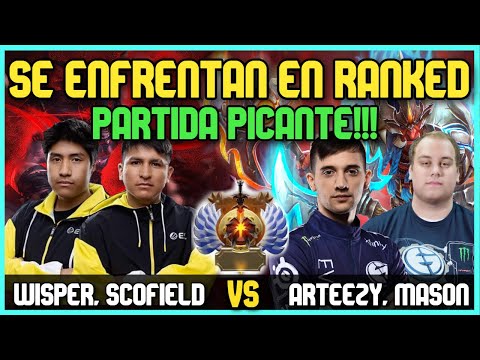 WISPER, SCOFIELD SE ENFRENTAN A ARTEEZY, MASON , YADOMI - DOTA 2 PRO EUROPA