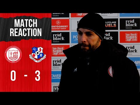 Match Reaction | Paul Harbinson on Ballyclare Comrades 0-3 Loughgall