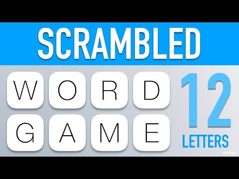 Scrambled Word Games - Guess the Word Game (12 Letter Words)