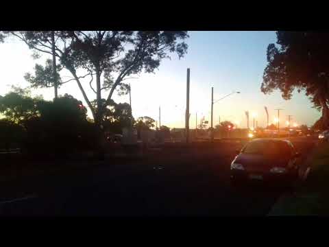 V/line N Class crossing Swanston Street South Geelong