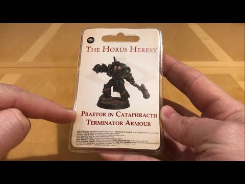 Legion Praetor in Cataphractii Terminator Armour: Out of The Pack Review (Horus Heresy, Forge World)