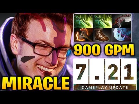 Miracle 7.21 Dota [Anti-mage] 900 GPM with Magnus Empower