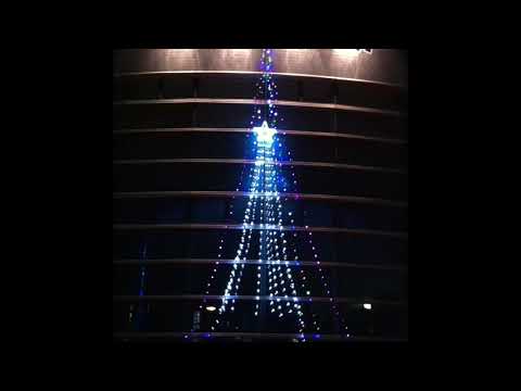 Árvore de Natal na Prefeitura de Yorii