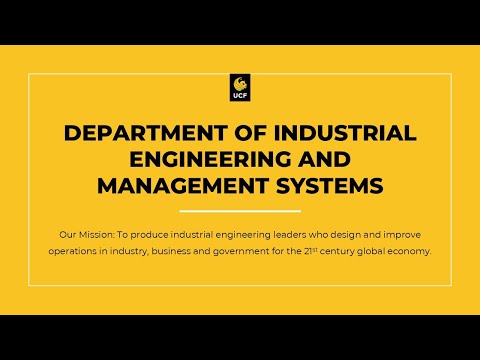 Industrial Engineering Flowchart Ucf
