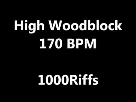 High Woodblock Metronome : 170 BPM - Beats Per Minute