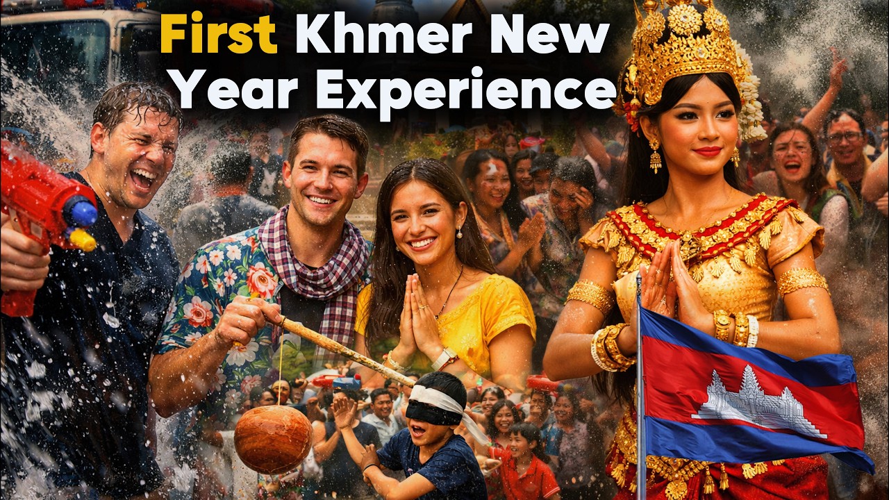 Wildest Day Ever 🇰🇭 My First Khmer New Year in CAMBODIA