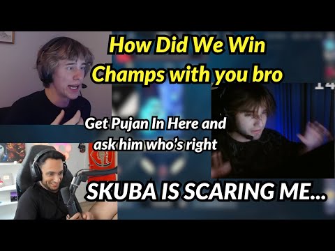 Mada And Skuba Argue For Over 20mins Over A RANKED ROUND (FT. Asuna, FNS, Zander, Leaf, Wedid)