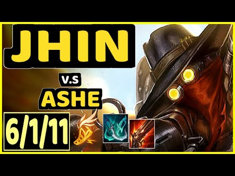 TUESDAY (JHIN) vs ASHE - 6/1/11 KDA BOTTOM ADC CHALLENGER GAMEPLAY - NA