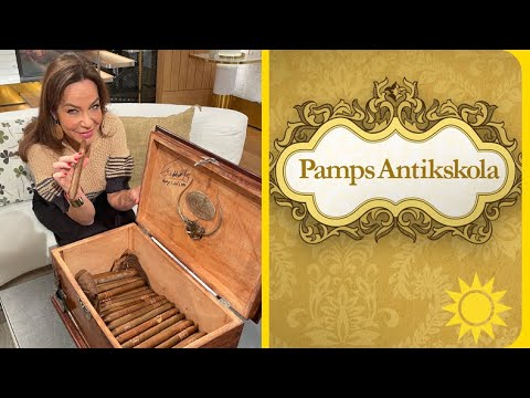 Li Pamp visar Steffo cigarrhumidor signerad av Fidel Castro – ”Ska … | Nyhetsmorgon | TV4 & TV4 Play