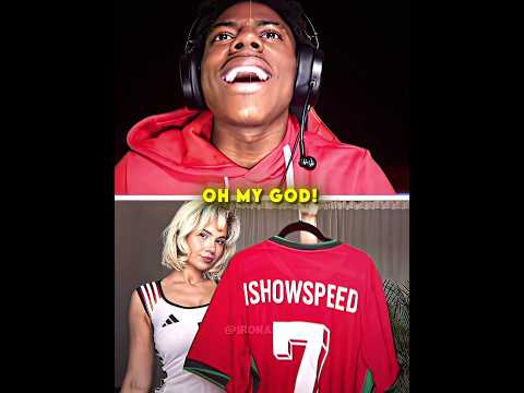 IShowSpeed received custom Ronaldo jacket 🤯🔥 ￼