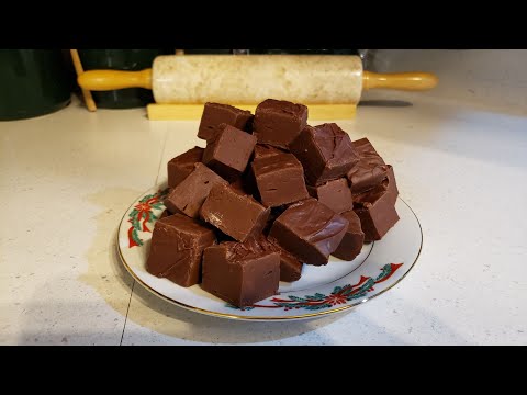 2 Ingredient 2 Minute Fudge (Quick Version - Recipe Only) The Hillbilly Kitchen