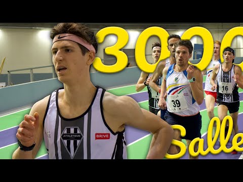 Je participe à mon premier 3000m en SALLE - Objectif 8min30 - Aubière