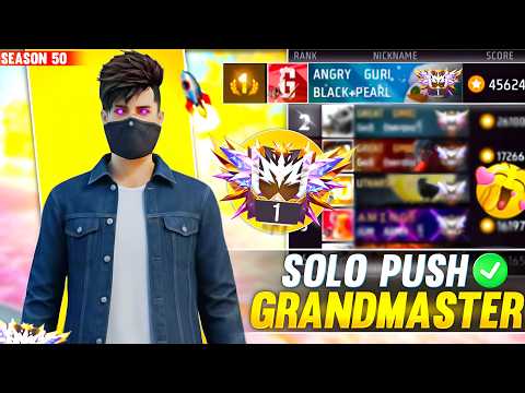 Road To Grandmaster Season 50 💀| Solo Rank Pushing Tips And Tricks | Season 50 |
