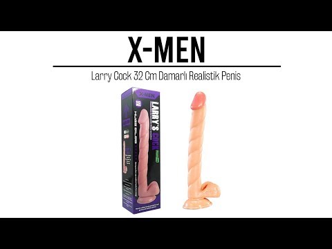Larry Cock 32 Cm Damarlı Realistik Penis