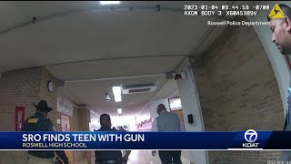 Roswell SRO finds teen with gun in 58 seconds