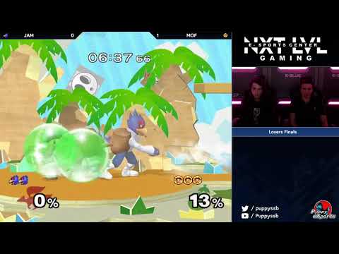 NXT LVL Gaming 4 - Losers Finals - MOF (Ice Climbers) vs JAM (Falco) - SSBM Smash Melee