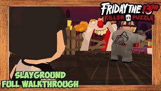 Friday the 13th Killer Puzzle Episode 6 Slayground Walkthrough