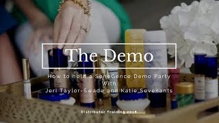How to do a SeneGence In Home Demo:  Distributor Training- launch demo