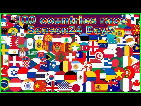 [Season24 Day5] 100 countries 39 stages marble point race | Marble Factory 2nd