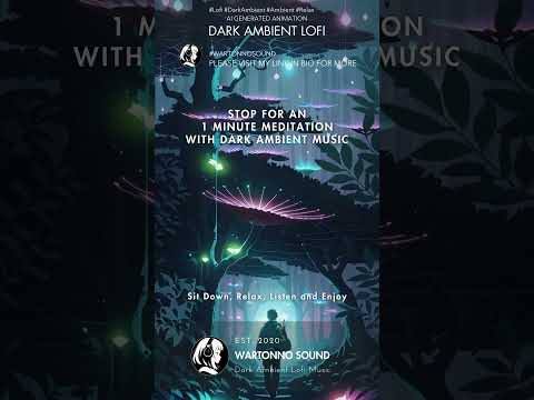 Find Serenity in 60 Seconds: Dark Ambient Lofi Meditation