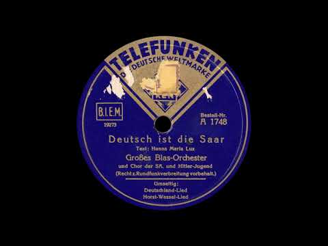 Deutsch ist die Saar [German Patriotic Song][Rare Version](REUPLOAD) Text in der Videobeschreibung