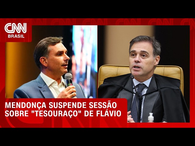 Após maioria formada, Mendonça suspende sessão sobre "tesouraço" de Flávio | CNN 360º
