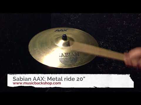 Sabian AAX Metal Ride 20"  / Cymbale Occasion MusicBackShop