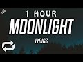 [1 HOUR 🕐 ] Ali Gatie - Moonlight (Lyrics)  Lyric Video
