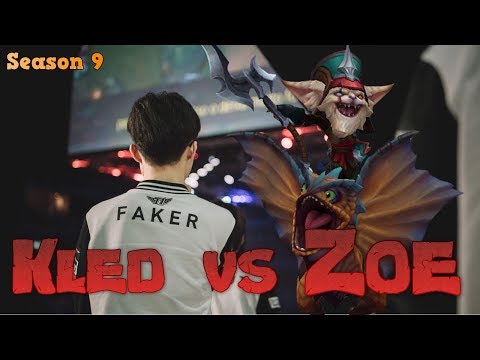 Faker - Kled vs Zoe Mid - LoL Season 9 KR Ranked | League of Legends Replays