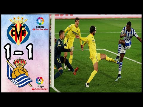 Villarreal CF 1 ​- 1 Real Sociedad | Goles Y Resumen | LaLiga Santander