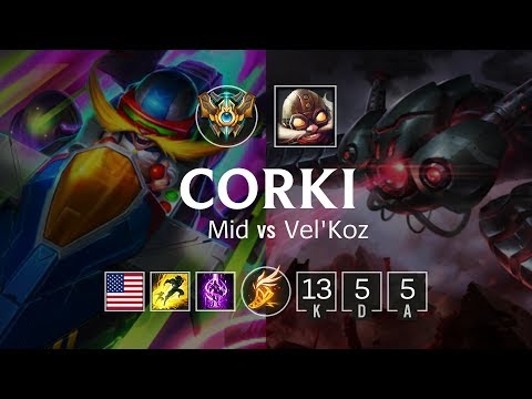 Corki Mid vs Vel'Koz - NA Challenger Patch 8.20