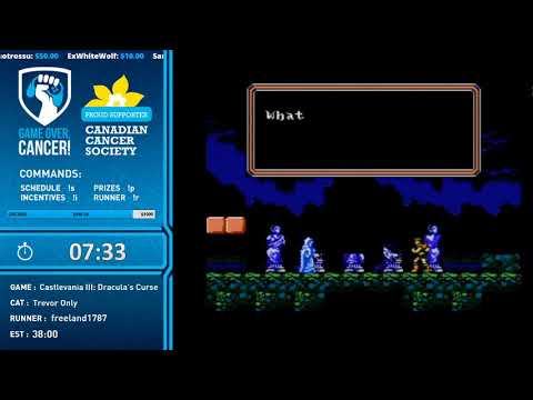Game Over, Cancer! 2020 - Castlevania III: Dracula's Curse (Trevor Only) [freeland1787] 37:50