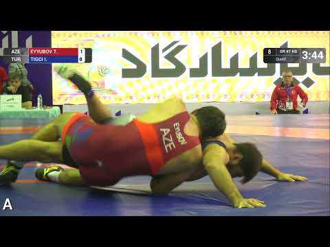 Qual. GR - 97 kg: T. EYYUBOV (AZE) v. I. TIGCI (TUR)