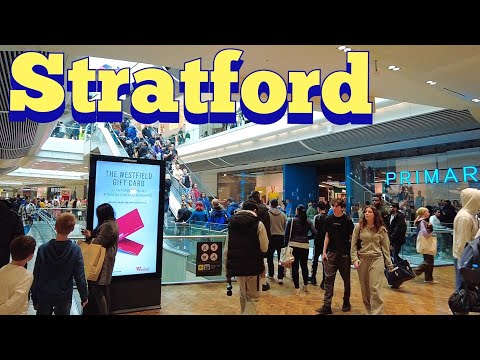 London STRATFORD WESTFIELD Walking Tour 🇬🇧 |...