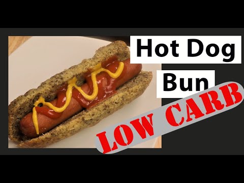 Low Carb Hot Dog Bun - Keto Friendly (Fast and Easy)