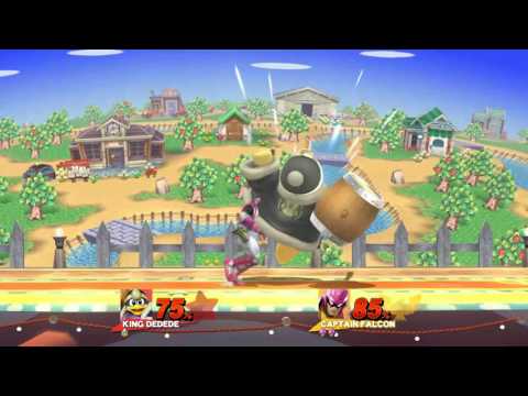 Smash 4 Capitain Falcon (Alan) vs King Dedede (Nibel) Wii U