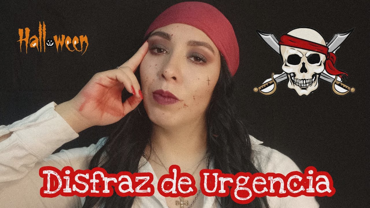Disfraz de urgencia| facilísimo| *piratas del caribe*| Halloween 2021🎃👻👿