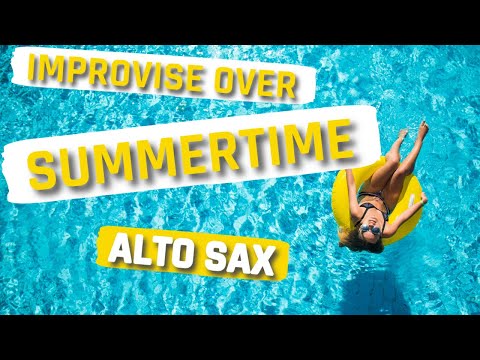 Alto Sax Tutorial 🎶 | Improvise Over Summertime with the Blues Scale