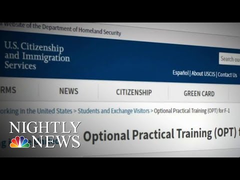 連邦学生ビザプログラムを悪用する偽企業｜NBCナイトリーニュース (Fake Companies Exploiting Federal Student Visa Program | NBC Nightly News)