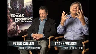Interview With Optimus Prime and Megatron Voices Frank Welker and Peter Cullen