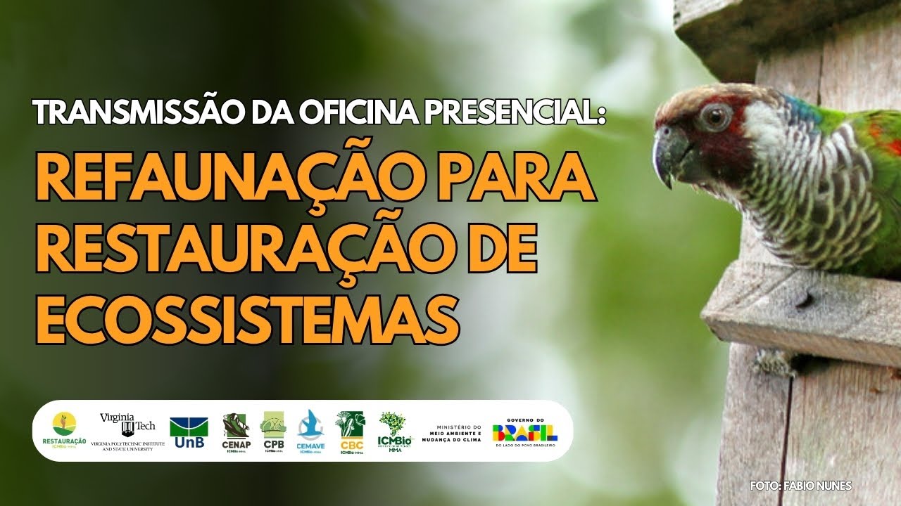 Ciclo de palestras sobre refaunação e restauração de ecossistemas