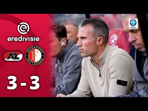 Van-Persie-Serie reißt durch Last-Minute-Elfer! | AZ Alkmaar - Feyenoord Rotterdam
