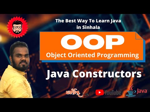 Constructor Java Object Oriented Programming Oop Sinhala
