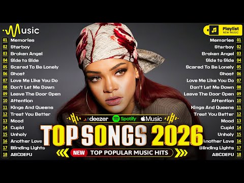 Billboard Top 50 This Week 🍇 Rihanna, Bruno Mars, The Weeknd, Selena Gomez, Maroon 5, Ed Sheeran