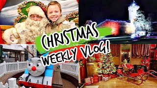 ARE WE NAUGHTY OR NICE? Christmas Weekly Vlog Visiting Drayton Manor & Warwick Castle!