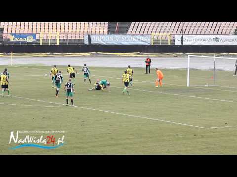 SKRÓT: Energetyk ROW Rybnik-Siarka Tarnobrzeg 0:1 (0:1), 14.03.2015 HD