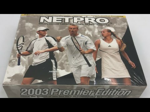 2003 Netpro Tennis Cards - hunting for Federer, Nadal and Serena rookie cards!