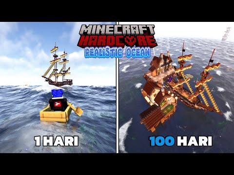 Insane Minecraft Survival Journey - 100 Days in Hardcore Ocean