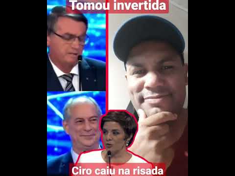 Jornalista tomou invertida do bolsonaro  | O ciro caiu na gargalhada #shorts debate na band